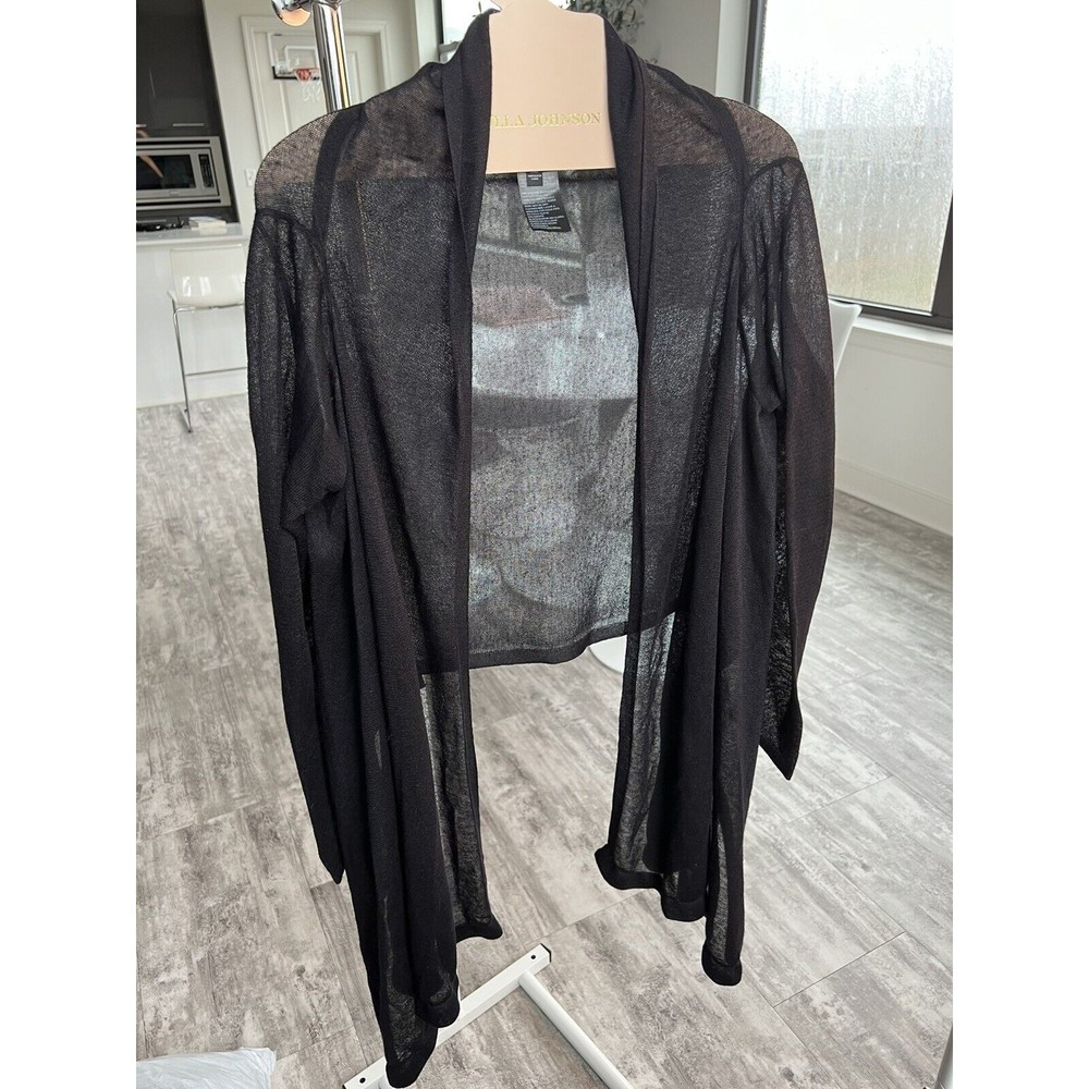 White House Black Market Black Shawl size M